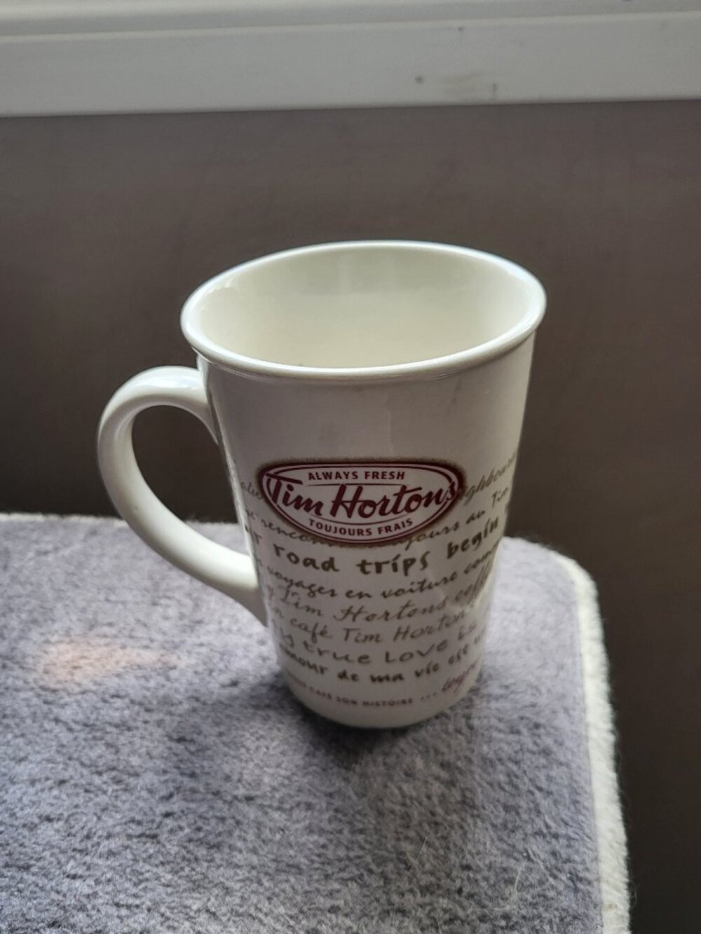 Tim Hortons Limited Edition #009 Coffee Mug 2009 Every Cup Tells A Story
